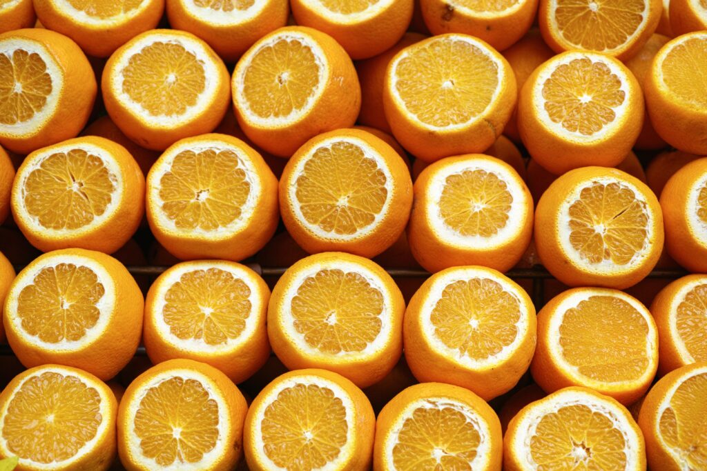 winter citrus oranges