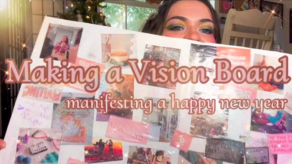 Making a Vision Board YouTube Video Thumbnail