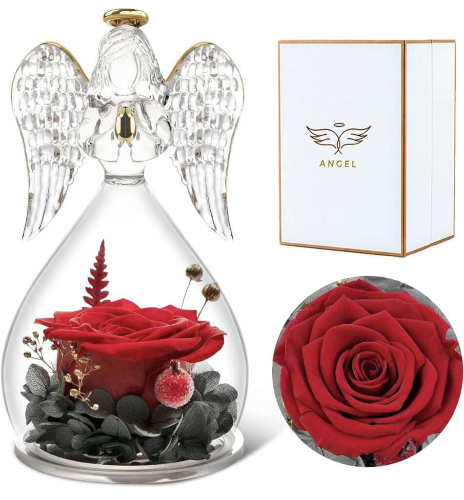 Holiday Gift Guide crystal rose angel