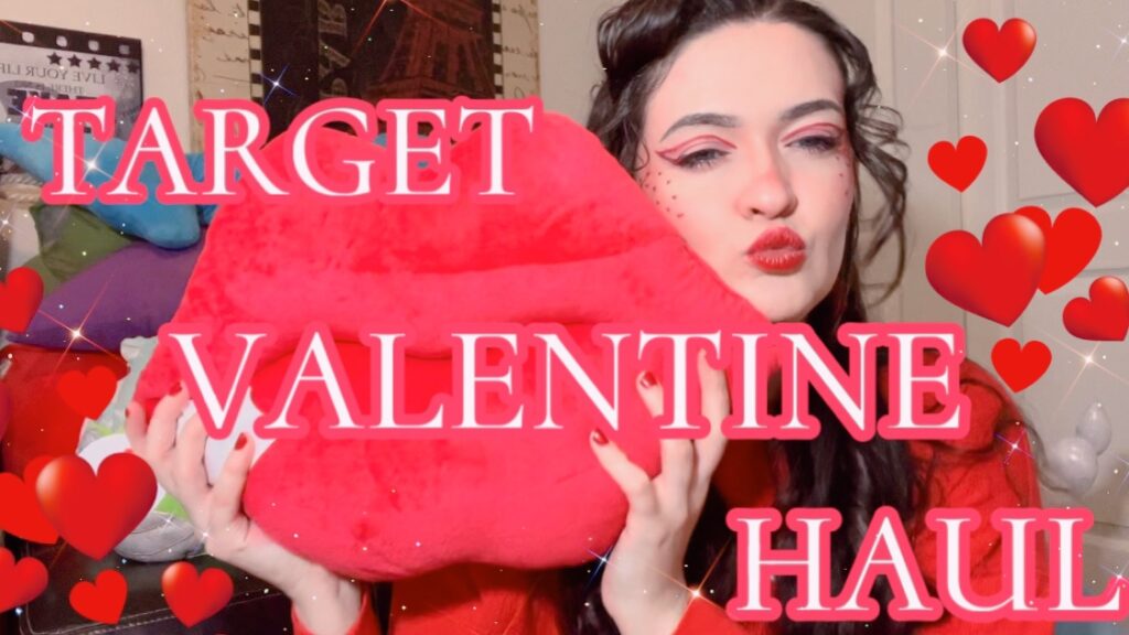 valentines YouTube video haul target