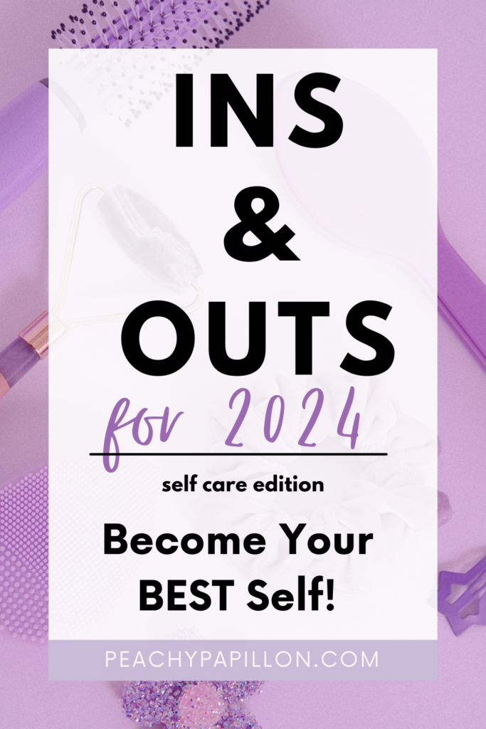 self care new year ins and outs pinterest board pin to repin